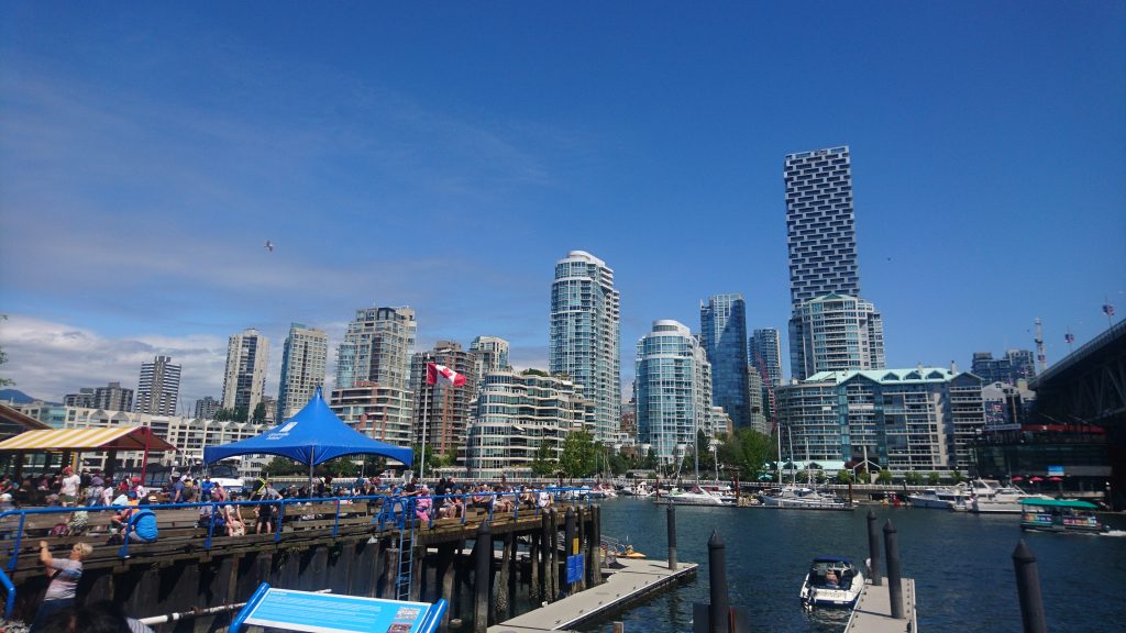 Vancouver vue marche Granville - Vancouver
