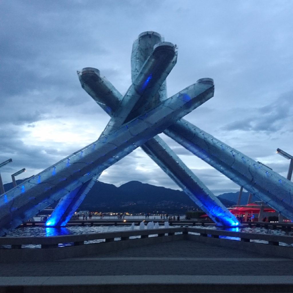 Vancouver Waterfront - Vancouver - flamme olympique