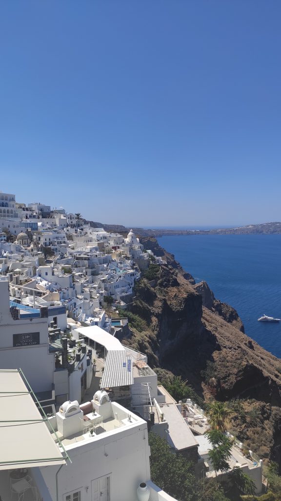 Santorin Fira vue