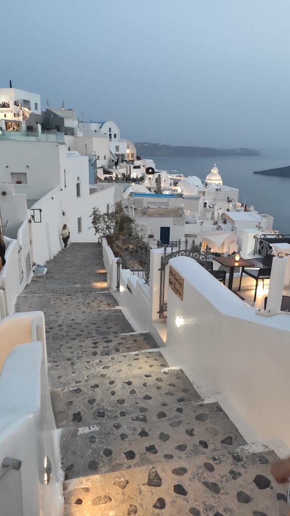 Santorin Fira de nuit