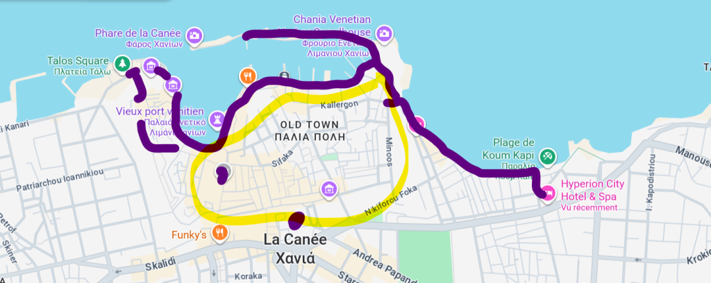 La Crète itinéraire lacanee