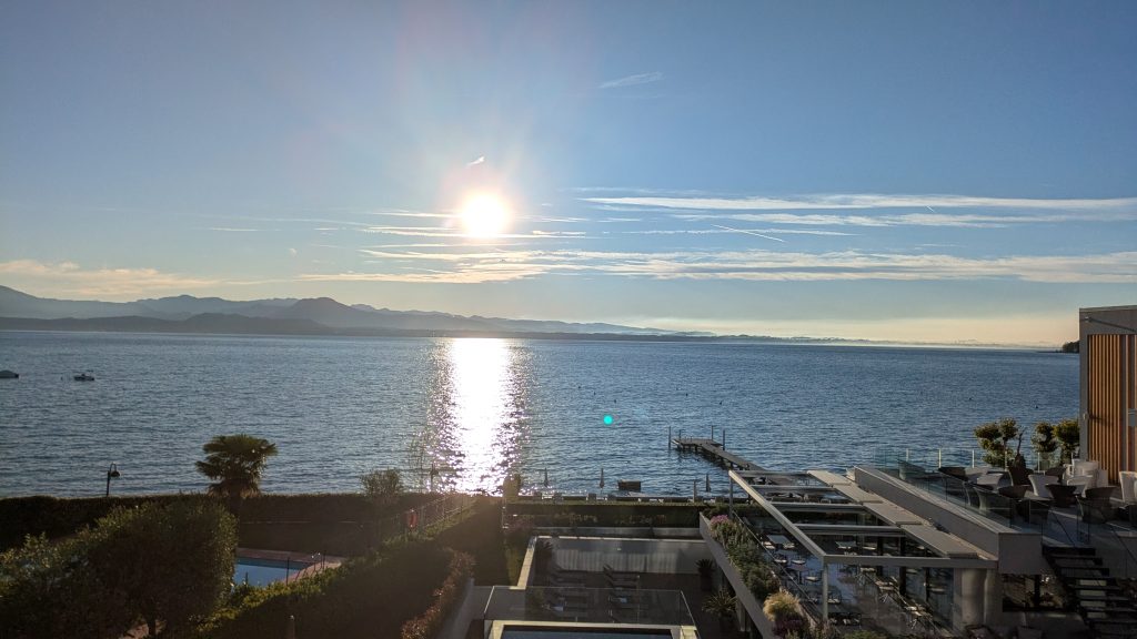 Lac de Garde Europa Hotel - Sirmione - lever du soleil